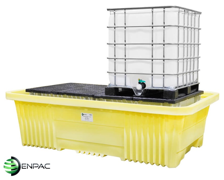 Double IBC Spill Pallet, Sump Capacity 2839 Liter 